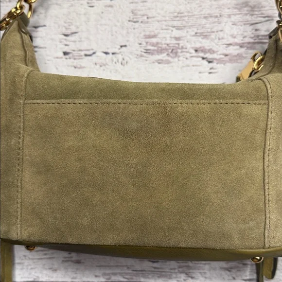 Aimee Kestenberg Away We Go Olive Green Suede leather Women's Bag - Picture 9 of 15